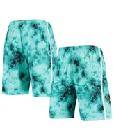 Men's Mitchell & Ness Teal San Antonio Spurs Hardwood Classics 1998 Galaxy Swingman Shorts