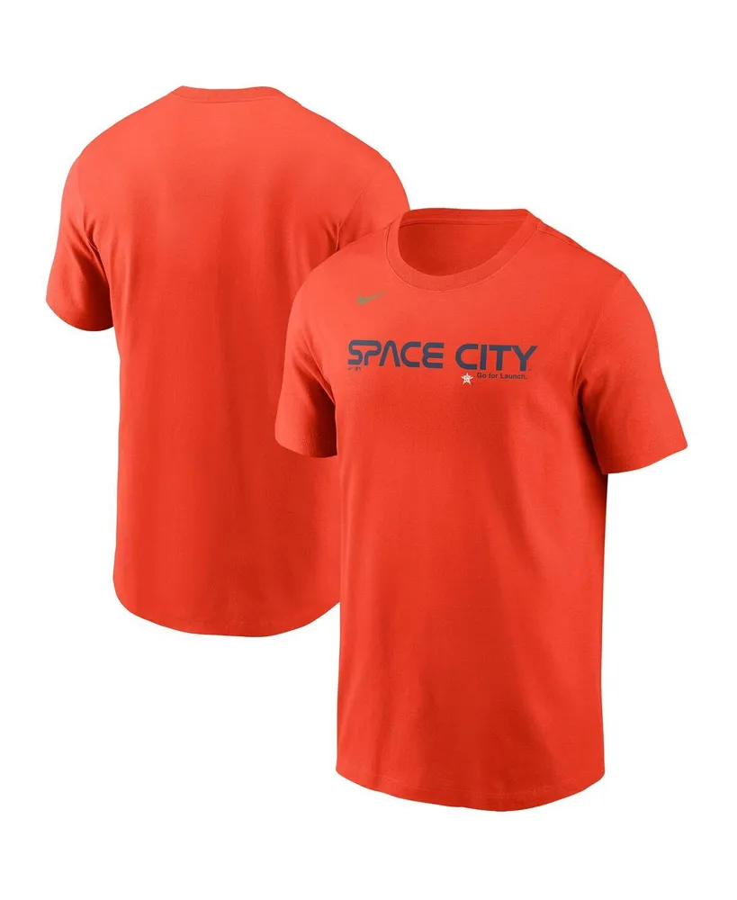 Men's Nike Orange Houston Astros City Connect Wordmark T-shirt