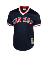 Men's Mitchell & Ness Wade Boggs Boston Red Sox 1992 Authentic Cooperstown Collection Batting Practice Jersey - Navy Blue