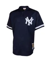 Men's Mitchell & Ness Bernie Williams Navy New York Yankees Cooperstown Mesh Batting Practice Jersey