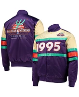 Men's Mitchell & Ness Hardwood Classics Nba All-Star Weekend Satin Full-Button Jacket