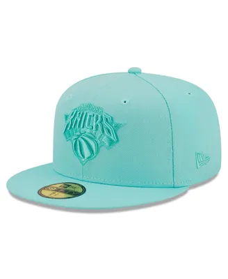 Men's New Era Turquoise York Knicks Color Pack 59FIFTY Fitted Hat