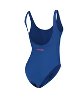 Women's G-iii 4Her by Carl Banks Royal Texas Rangers Making Waves One-Piece Swimsuit