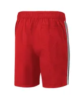 Men's G-iii Sports by Carl Banks Red Chicago Bulls Sand Beach Volley Swim Shorts