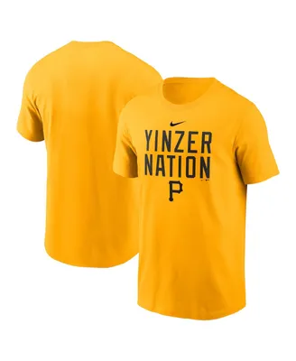 Men's Nike Gold Pittsburgh Pirates Yinzer Nation Local Team T-shirt