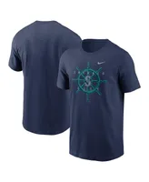 Men's Nike Navy Seattle Mariners Logo Local Team T-shirt