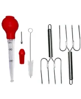 BergHOFF Turkey 7 Piece Baster Set - Red, Silver