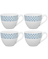 Noritake Hammock Cups, Set of 4