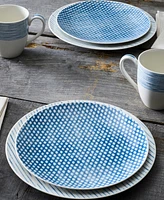 Noritake Hammock Dots Coupe Salad Plates, Set of 4