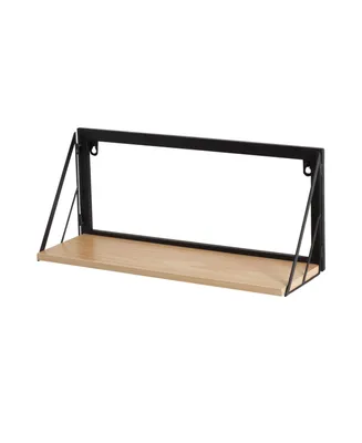 Small Floating Shelf for Wall with Bracket, 18"