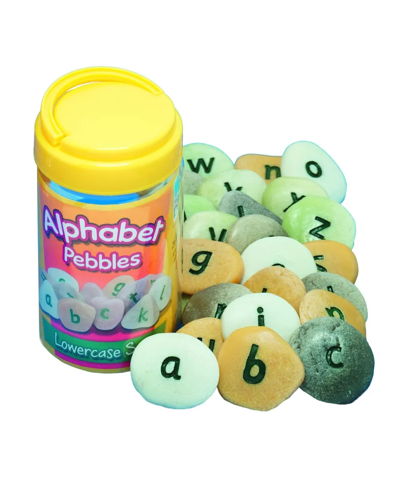 Yellow Door Lowercase Alphabet Pebbles, Set of 26
