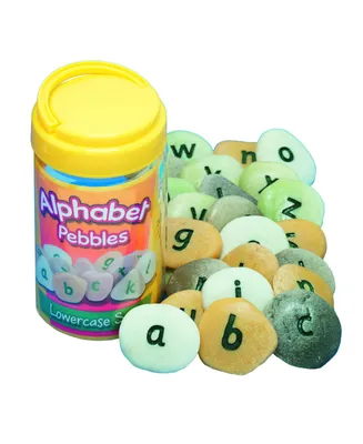 Yellow Door Lowercase Alphabet Pebbles, Set of 26