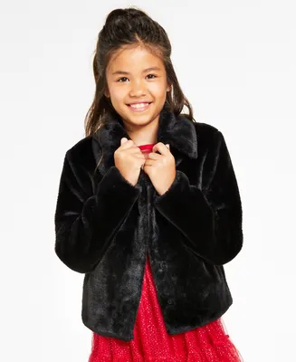Epic Threads Big Girls Faux Fur Jacket, Created For Macy's