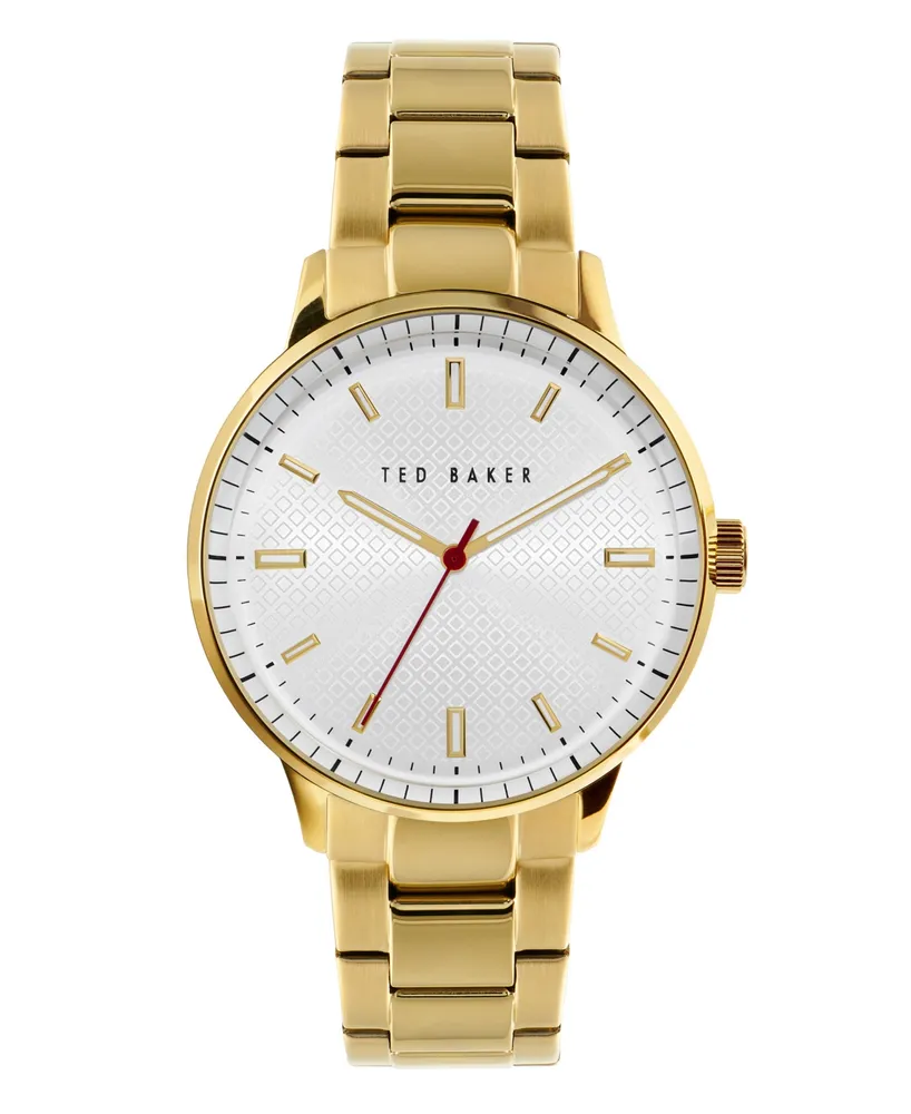 Ted Baker Men's Cosmop -Tone Stainless Steel Bracelet Watch 42mm