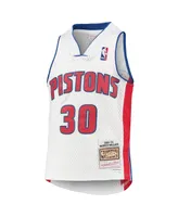 Big Boys Mitchell & Ness Rasheed Wallace White Detroit Pistons 2003-04 Hardwood Classics Swingman Jersey