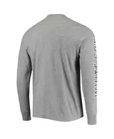 Men's '47 Heathered Gray Chicago White Sox Team Long Sleeve T-shirt