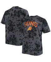 Men's Black Phoenix Suns Big and Tall Marble Dye Tonal Performance T-shirt