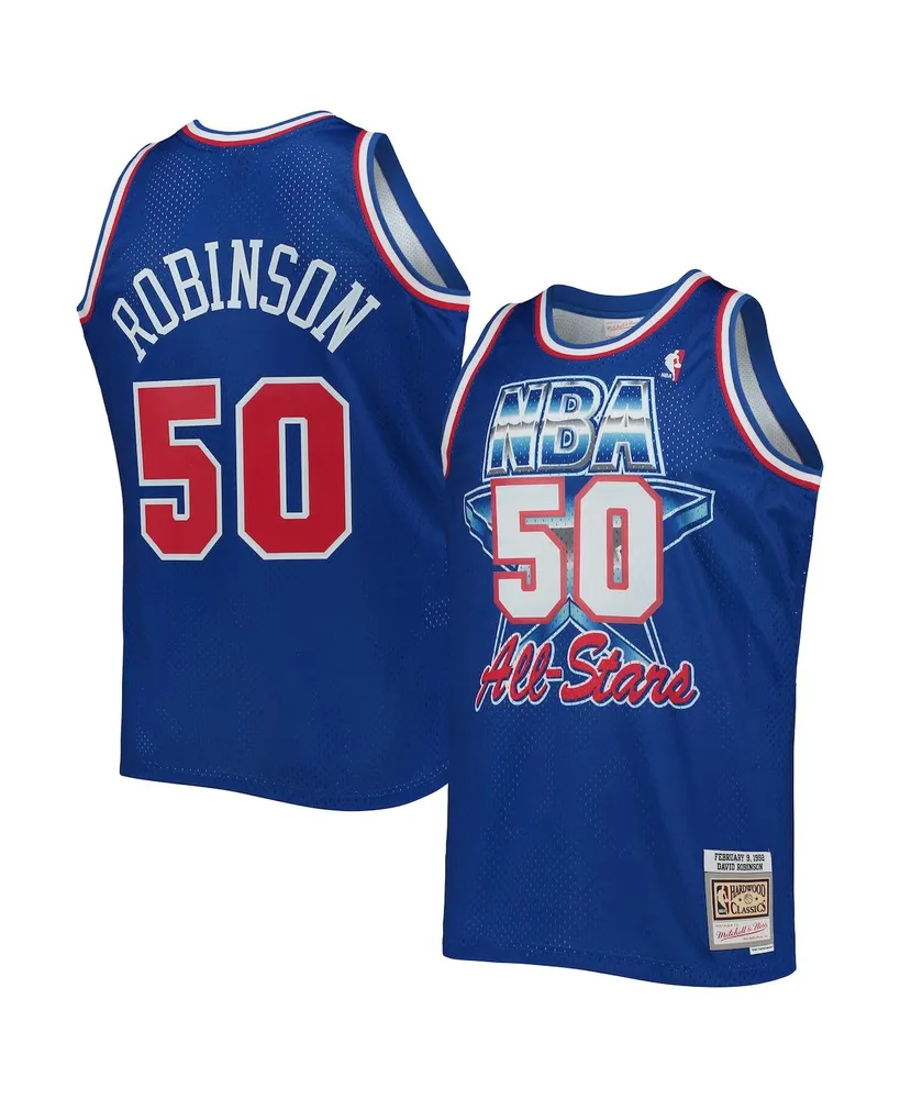 Men's Mitchell & Ness David Robinson Royal Western Conference Hardwood Classics 1992 Nba All-Star Game Swingman Jersey