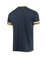Men's '47 Navy Milwaukee Brewers Team Name T-shirt
