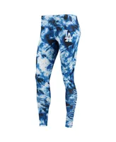 Women's Foco Royal Los Angeles Dodgers Tie-Dye Leggings