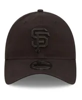 Men's New Era San Francisco Giants Black on Black Core Classic 2.0 9TWENTY Adjustable Hat