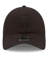 Men's New Era New York Mets Black on Black Core Classic 2.0 9TWENTY Adjustable Hat