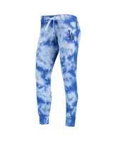 Women's New Era Royal Los Angeles Dodgers Tie-Dye Jogger Pants