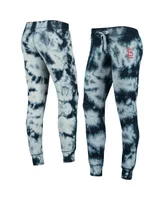 Women's New Era Navy St. Louis Cardinals Tie-Dye Jogger Pants