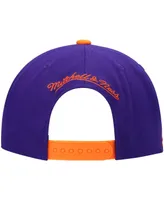 Men's Mitchell & Ness Purple and Orange Phoenix Suns Hardwood Classics Snapback Hat