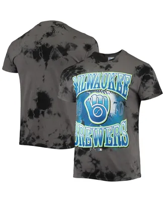 Men's '47 Charcoal Milwaukee Brewers Wonder Boy Vintage-Like Tubular T-shirt