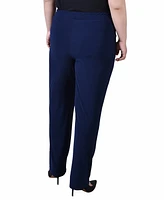 Ny Collection Plus Size Wide Waist Pull On Pants