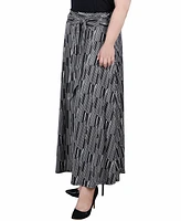 Ny Collection Plus Size Maxi with Sash Waist Tie Skirt