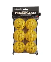 Champion Sports Recreational Outdoor Pickle Ball Set, Pack of 6