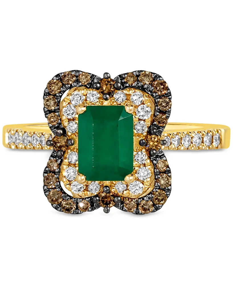 Le Vian Emerald (3/4 ct. t.w.) & Diamond (1/2 ct. t.w.) Ring in 14k Gold