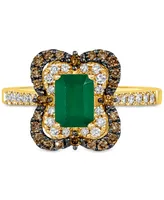 Le Vian Emerald (3/4 ct. t.w.) & Diamond (1/2 ct. t.w.) Ring in 14k Gold