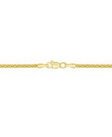 Popcorn Link 22" Chain Necklace (1-3/4mm) in 14k Gold