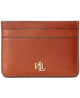 Women's Full-Grain Leather Small Slim Card Case