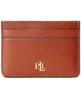 Women's Full-Grain Leather Small Slim Card Case