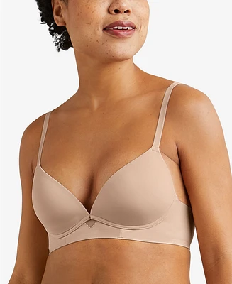 Maidenform Women's One Fab Fit Wireless Demi Bra DM2301