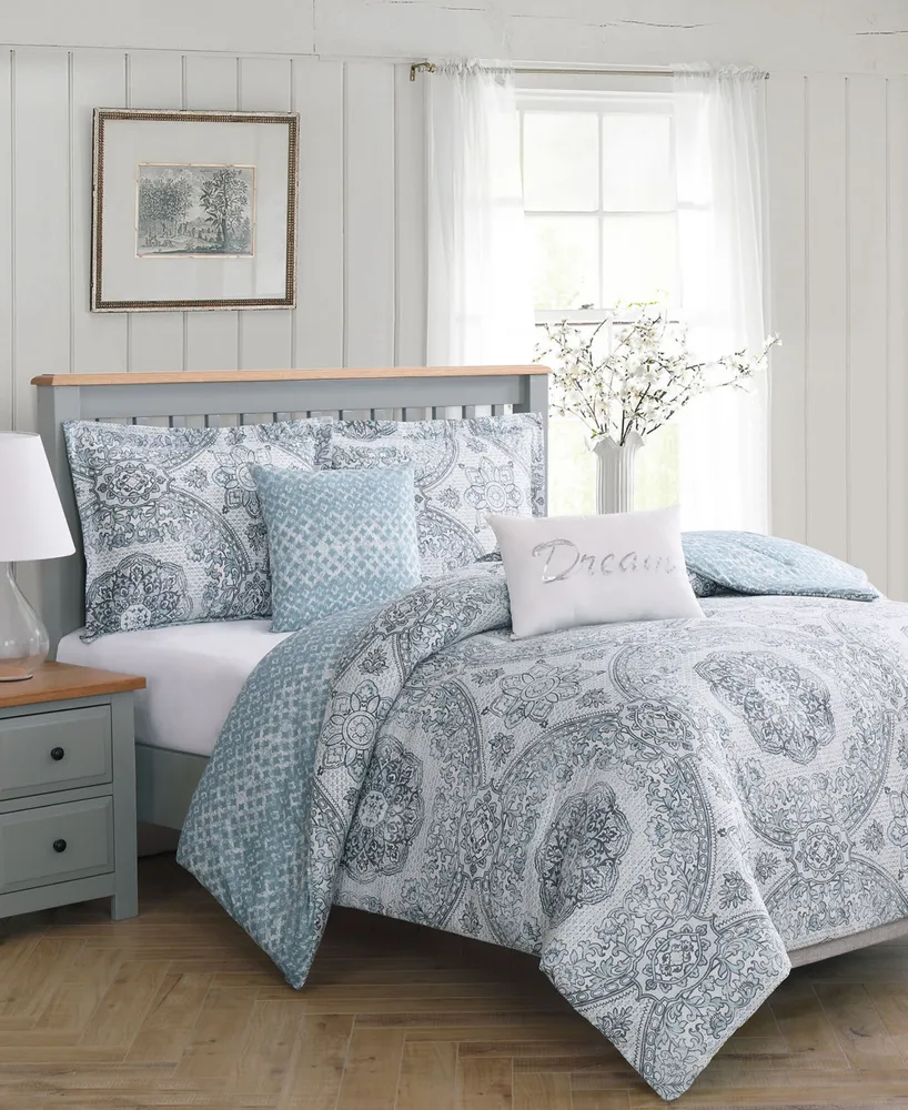 Macy's Boho Living Picadilly Piece Reversible Comforter Set