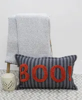 Vibhsa Halloween Boo Decorative Throw Pillow, 24" x 14"