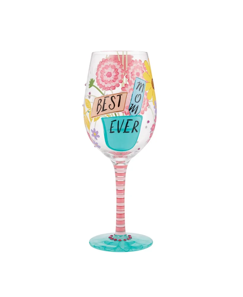 Lolita Best Mom Ever Wine Glass, 15 oz