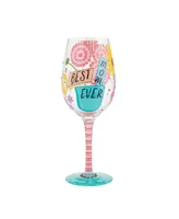 Lolita Best Mom Ever Wine Glass, 15 oz