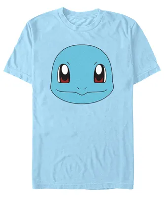 Men's Pokemon Squirtle Big Face Short Sleeve T-shirt