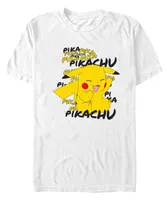 Men's Pokemon Pikachu Cracks a Joke Short Sleeve T-shirt