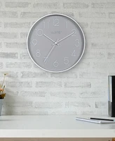 La Crosse Technology Clock Co 404-3831-Int 12" Everly Quartz Silent Sweeping Wall Clock