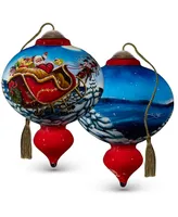 Ne'Qwa Art 7221120 and To All a Goodnight Hand-Painted Blown Glass Ornament