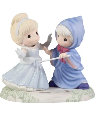 Precious Moments 221043 Disney Cinderella May All Your Dreams Come True Bisque Porcelain Figurine