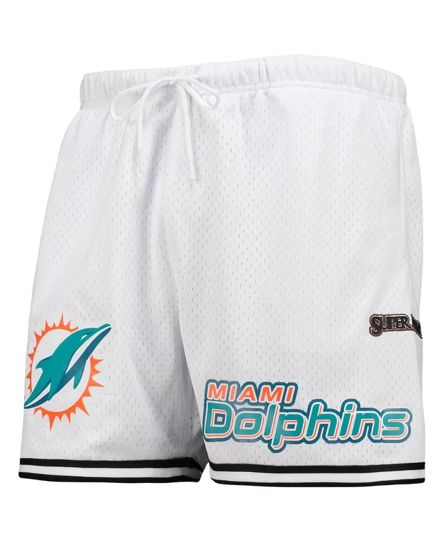 Men's NFL x Staple Orange Miami Dolphins Throwback Vintage Wash Fleece  Shorts