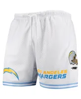 Men's Pro Standard White Los Angeles Chargers Mesh Shorts